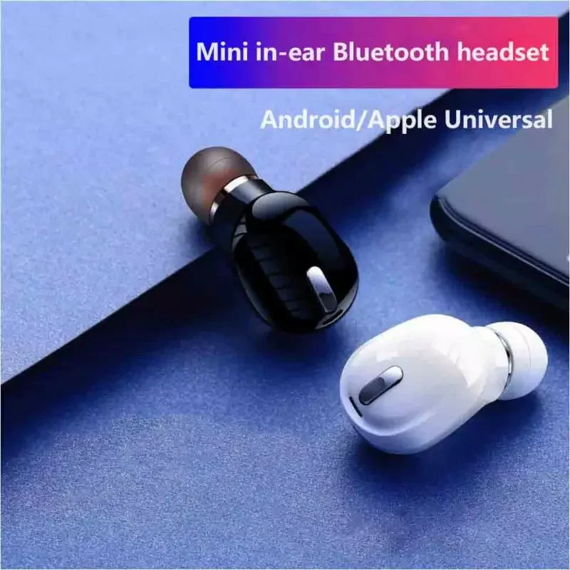 

Mini In-Ear Bluetooth-compatible Earphone Hifi Wireless Headset With Microphone Sport Earbuds Stereo Earphones For All Phones