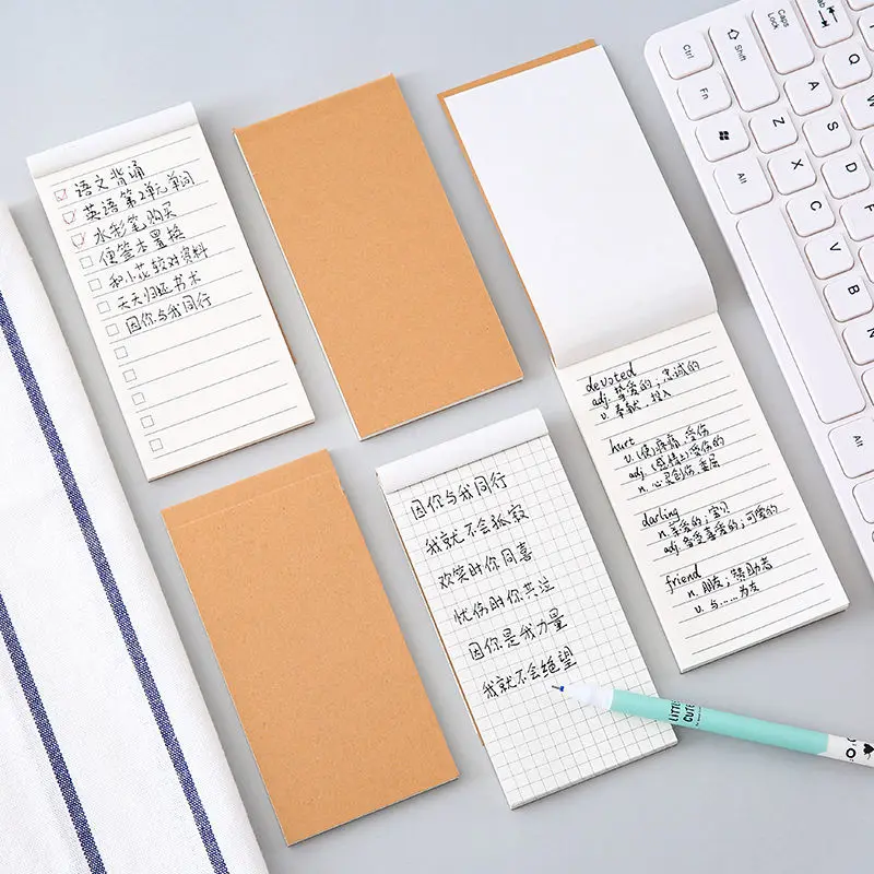 

Simple Student's Calendar Notebook, Diary Notebook, Mini Portable Small Grid Book, English Word Book, Notepad 2022 New