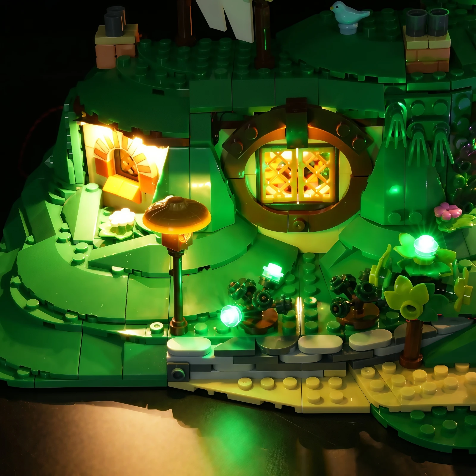Фото Набор светодиодных фонарей MAXCXT для LEGO 10354. Володар колец: Шира. ™   Декоративная лампа своими руками с батарейным блоком №4