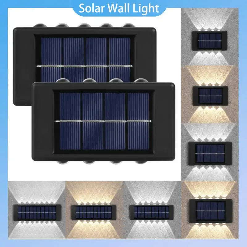 

Solar Wall Lamp Outdoor Waterproof Up And Down Luminous Lighting Garden Decoration Solar Led Lights Stairs Fence Sunlight Lamp