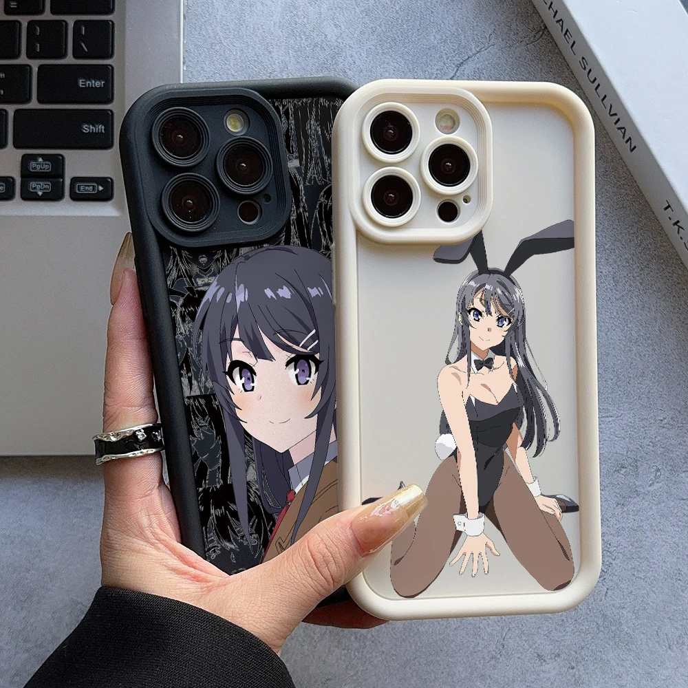 Чехол для телефона Sakurajima Mai Samsung Galaxy A73 A71 A55 A54 A53 A52 A51 A34 A33 A32 A23 A14 A13 A12 A06 4G 5G с