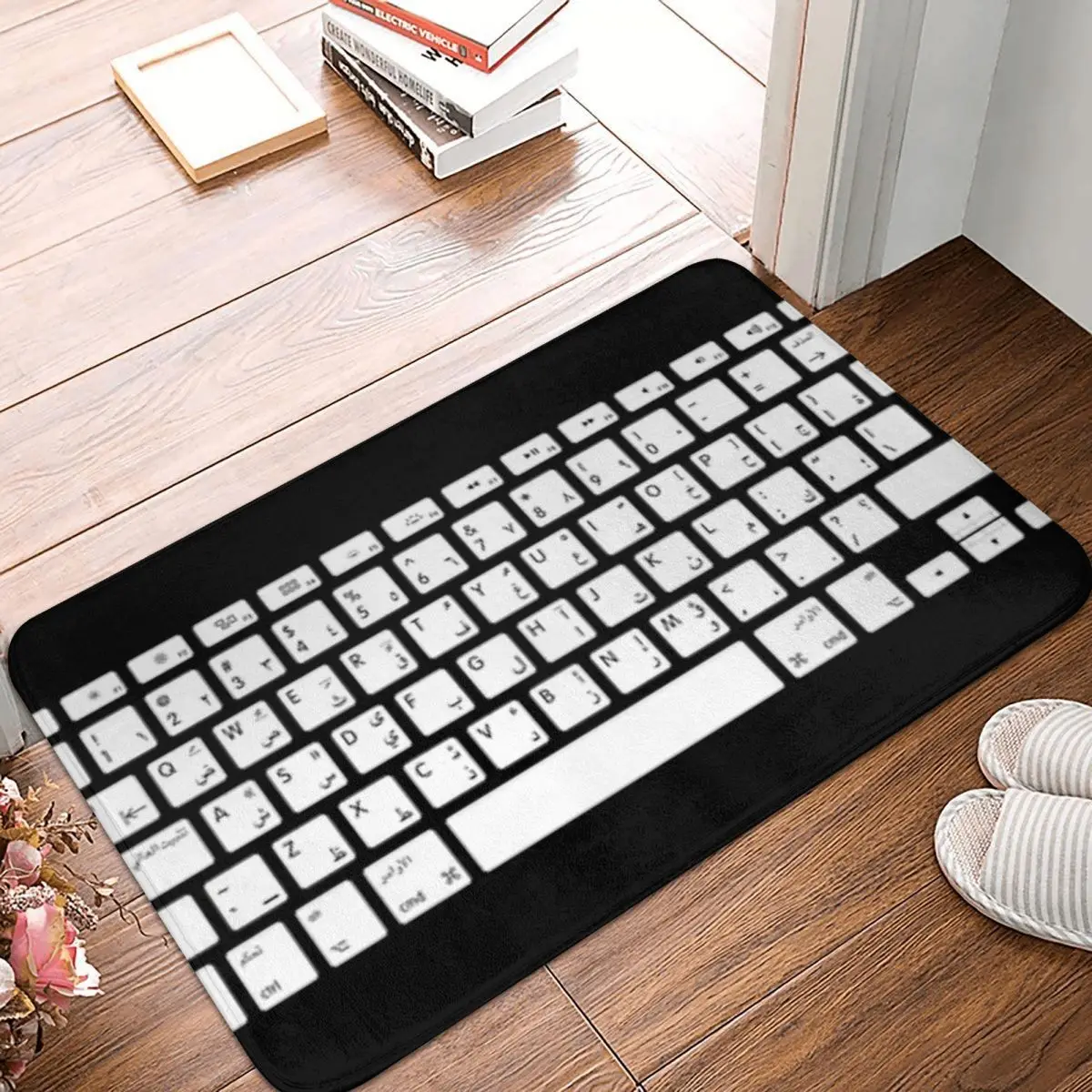 Полиэстеровый коврик для ванной