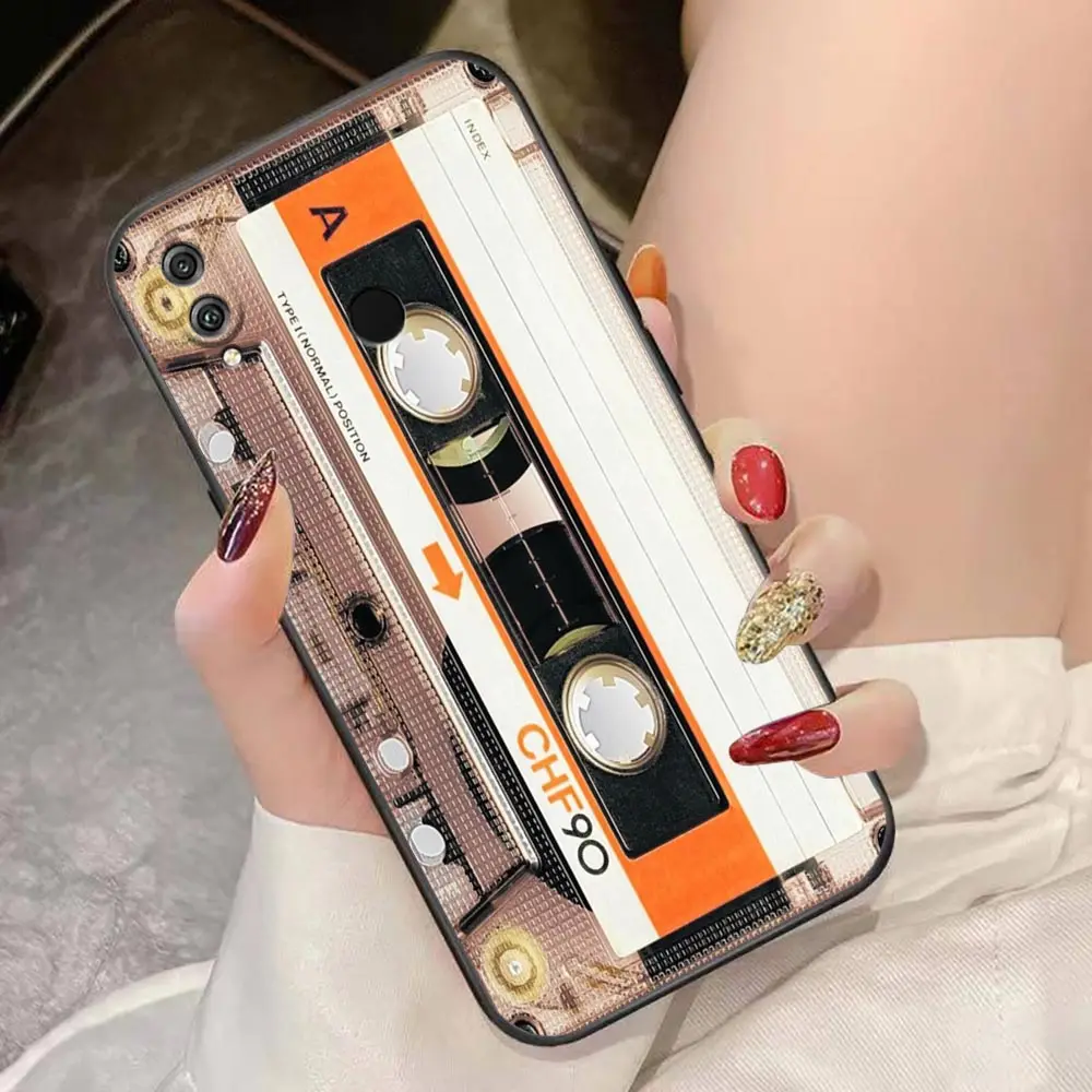 Case For HUAWEI Honor 9X 9 8 8X Max 80 70 60 50 30 20 10 10I NOTE 10 Lite Pro Case Funda Coque Shell Retro Cassette Phone Camera