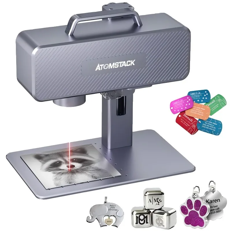 ATOMSTACK M4 PRO Лазерный гравировальный станок 1064 нм Холодный красный свет 4K 8K