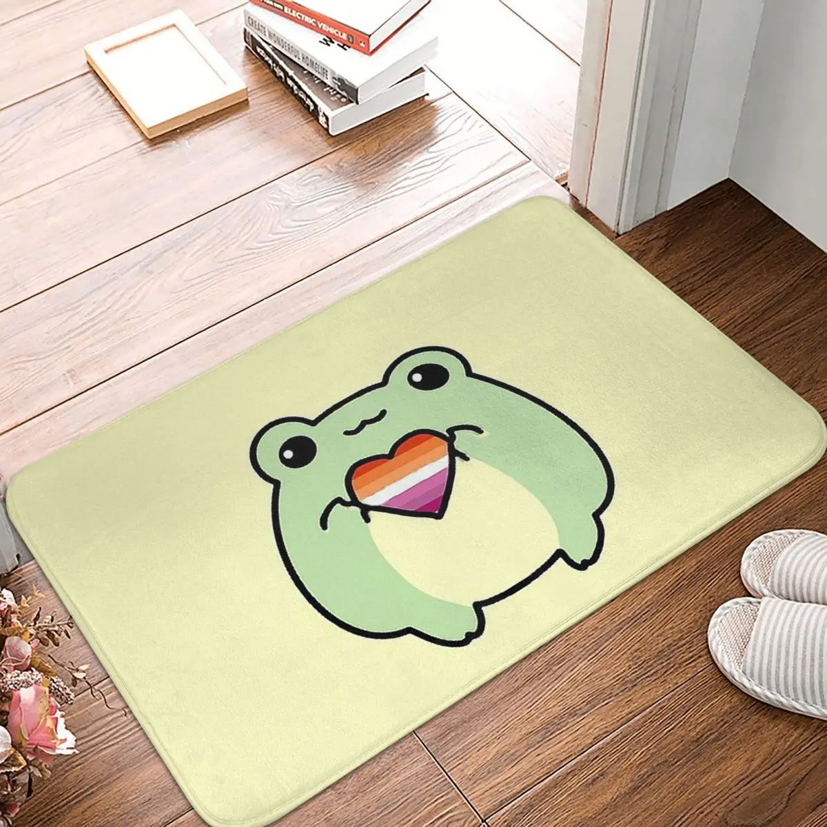 

Прикольный нескользящий коврик для ЛГБТ-гомосексуалистов, с лягушкой