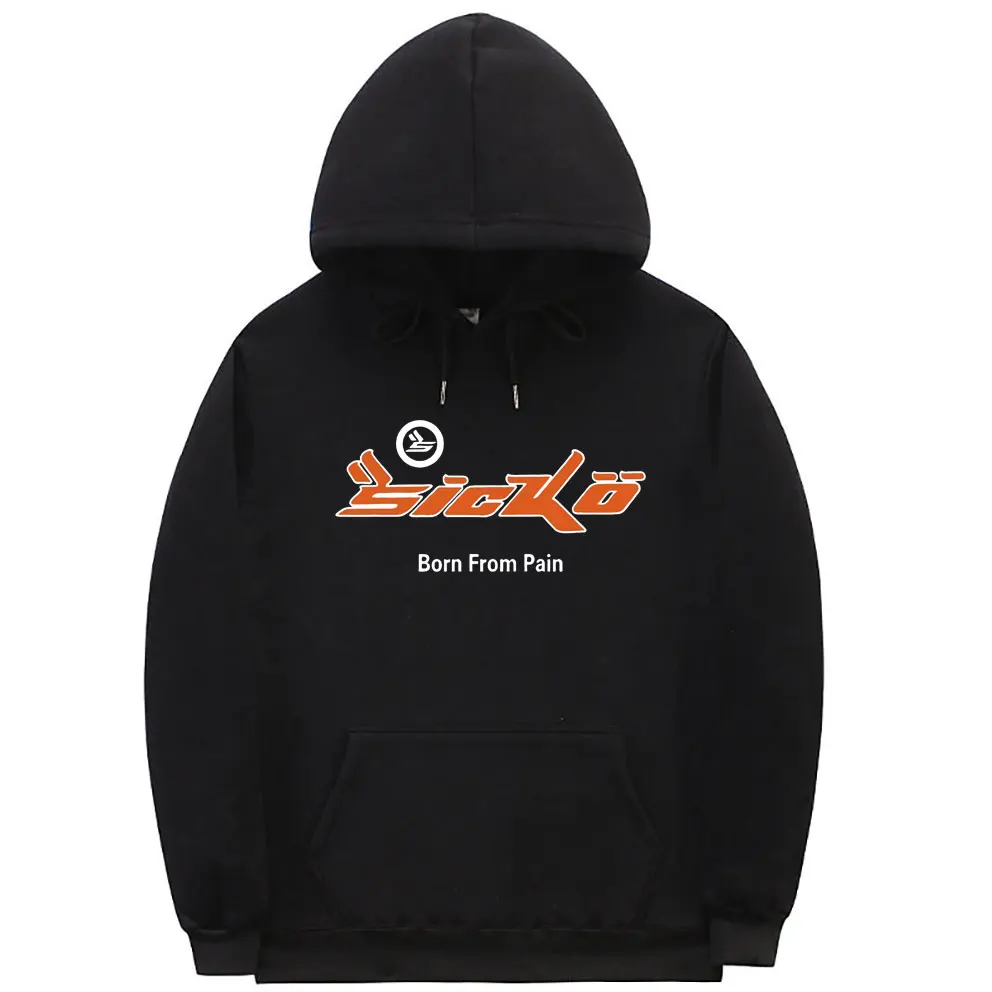 

SICKO Born From Pain Hoodie Mens EU Trend Street Wear Kanye West Sweatshirt Men Women Casual Fashion Hoodies SICKO Hip Hop Tops