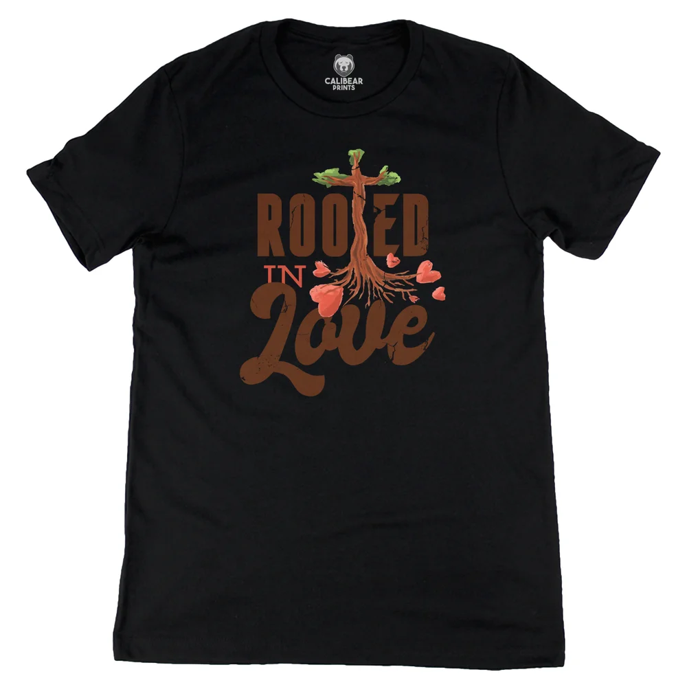 

Хлопковая футболка с рисунком Креста, основанная на любви