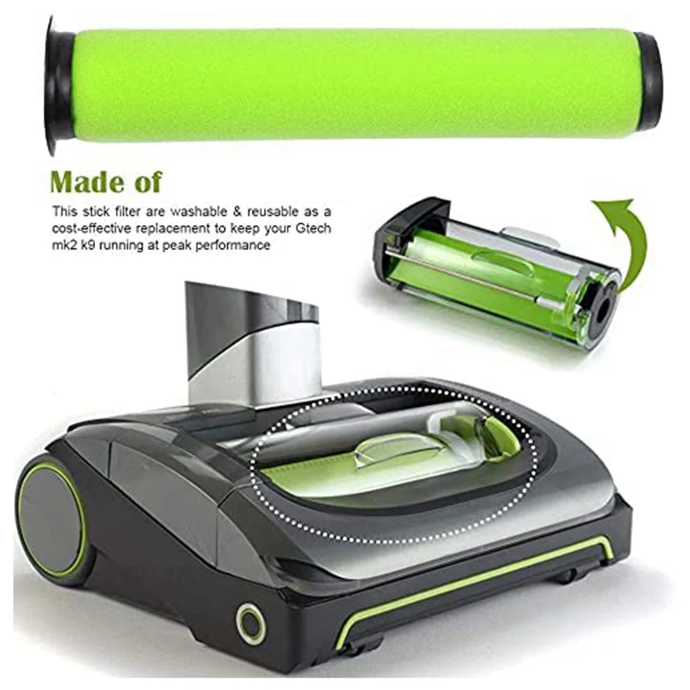 Сменный моющийся фильтр для пылесоса Gtech AirRam Mk2 и Air Ram MK2 K9