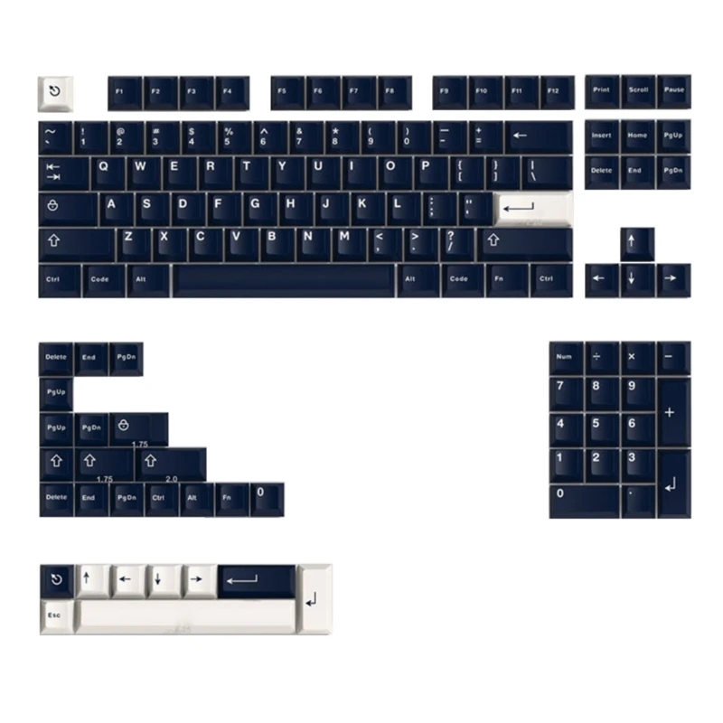 

Keycaps 130PCS Double Shot Process Keycap Набор для механических колпачков для клавиатуры Прямая поставка