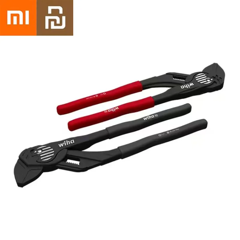 

Xiaomi Youpin High-carbon Steel Pliers Wrench Quick Adjustment Labor-saving Design Pliers Stable Wide Usage Black Home Use