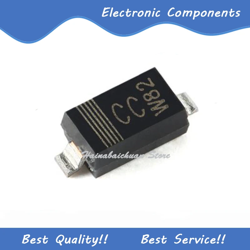 10 шт./партия, новые и оригинальные лампы BZT52-C6V8X SOD123F