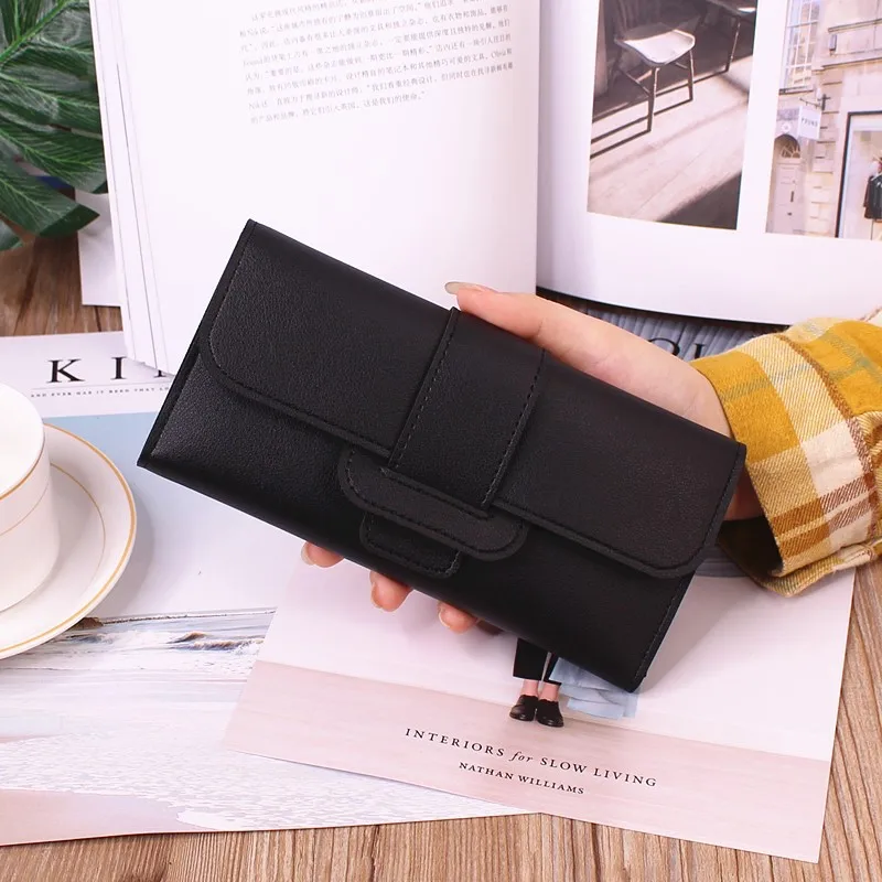Cute Women Long Wallet Slim Codies Coin Purses Multi Function Card Holder Luxury PU Leather Female Clutch Bagh