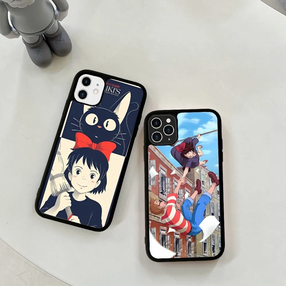 

Kiki's Delivery Service Phone Case Silicone PC+TPU Case For iPhone 14 11 12 13 Pro Max 8 7 6 Plus X XR Hard Fundas