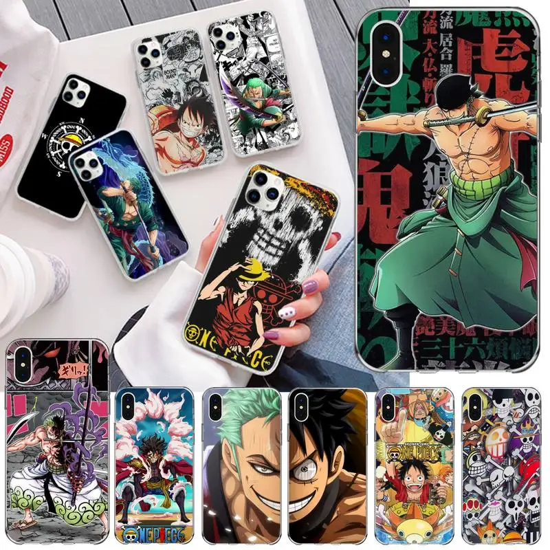 

Anime One Piece Luffy&Zoro Phone Case For iphone 13 12 11 Pro Mini XS Max 8 7 Plus X SE 2020 XR Silicone Soft Cover