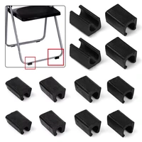 10pcs u shaped non slip chair leg pad anti front tilt glides tubing cap bumper damper stool chair leg floor protector pipe clamp