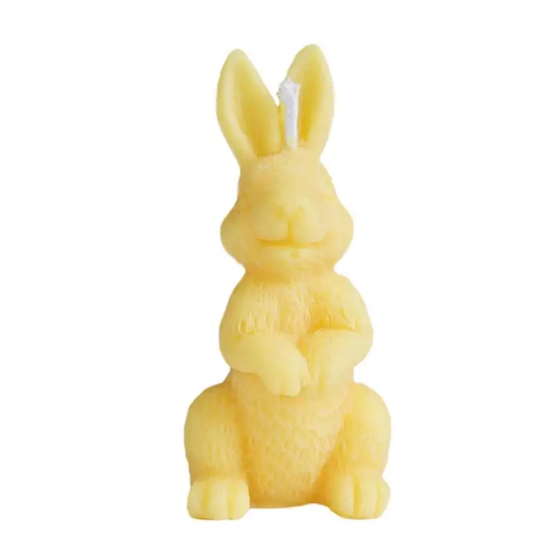 

Simulation Rabbit Silicone Mold For Cake Decoration Easter Bunny Candle Making Form Scented Candle Plaster Resin Molds