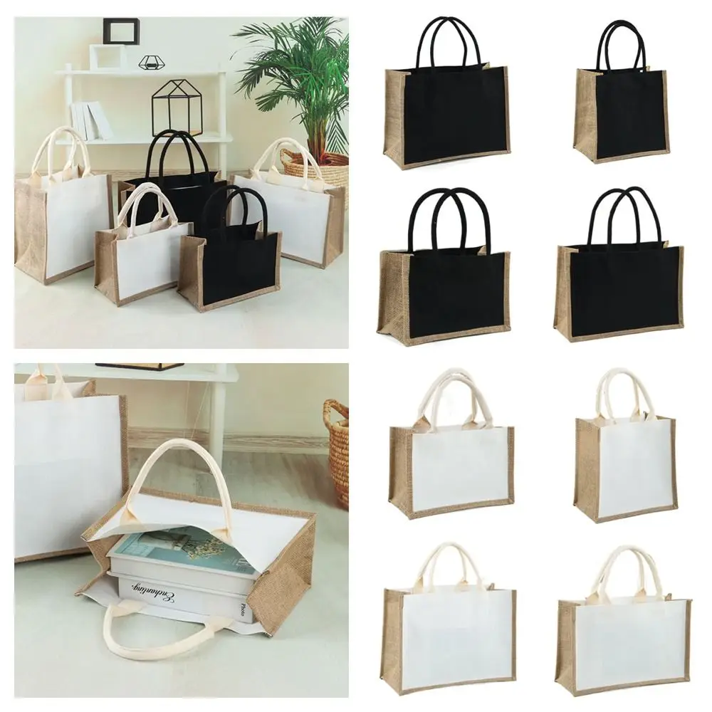 Многоразовый пустой мешок с рисунком сделай сам складные сумки для хранения