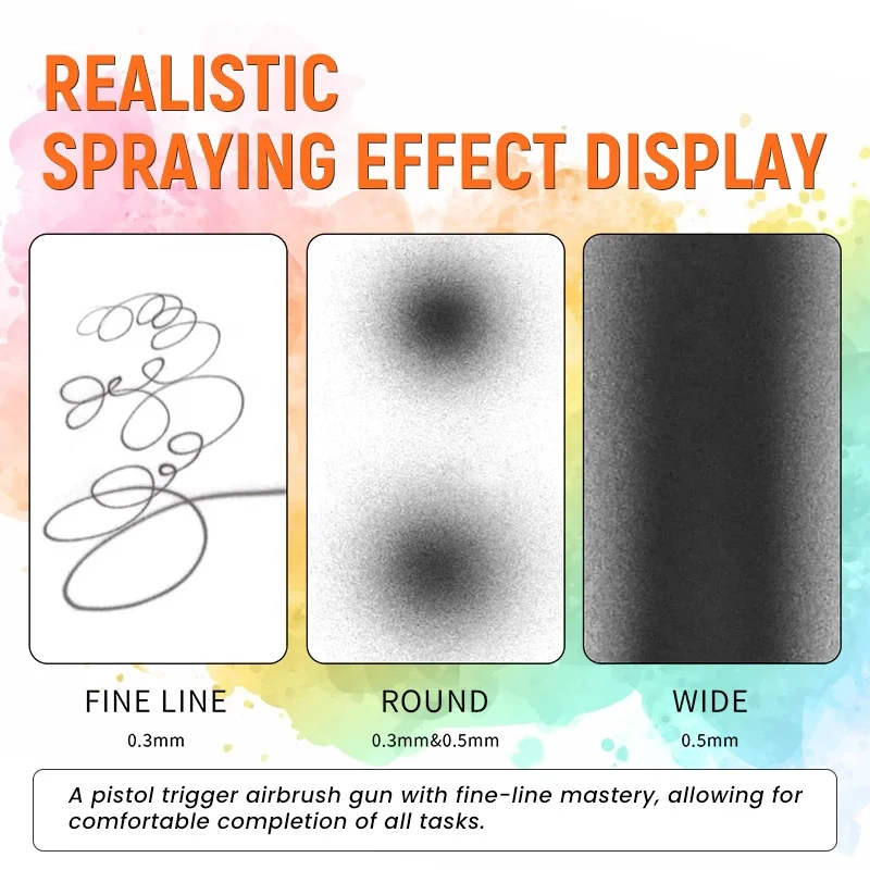 Пистолет-распылитель водный кислородный аэрограф для аксессуаров струйный