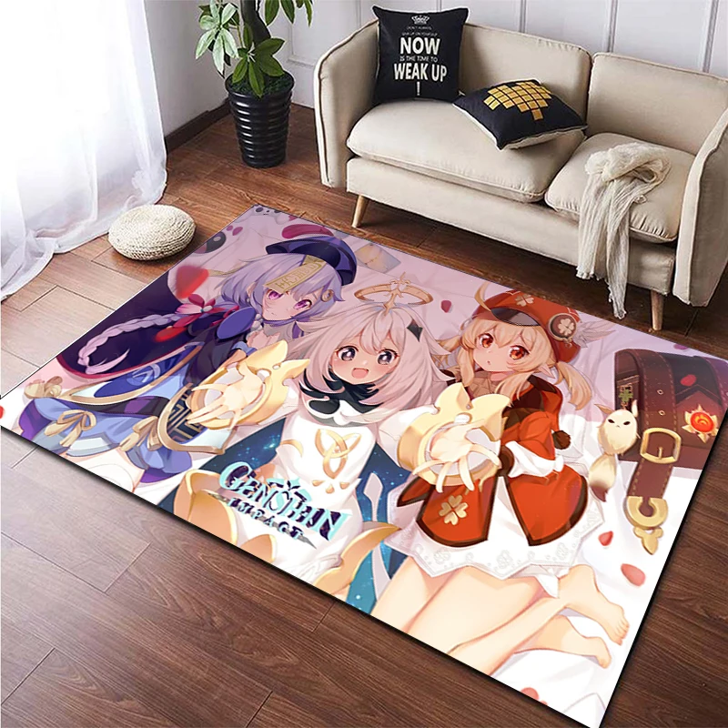 

Genshin Impact HD printing custom carpet home floor mat decoracion rugs for bedroom Yoga Mat soft carpet decoration mat