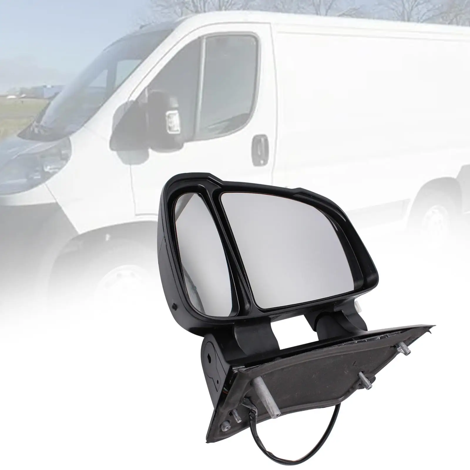 

Стекло бокового зеркала автомобиля OEM 7701061191, левое для Peugeot Boxer Fiat Ducato 2006-2023 - замена выпуклого широкоугольного обзора