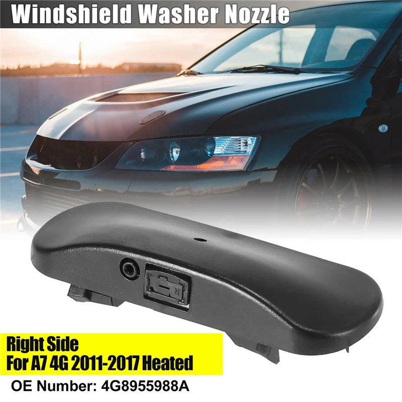 Форсунка омывателя лобового стекла правой стороны 4G8955988A для Audi A7 4G 2011-2017 с