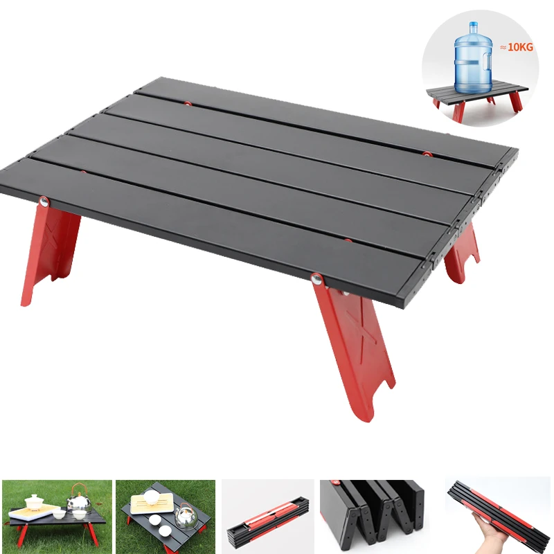 

Camping Foldable Table Portable Ultralight Table Mini Aluminum Alloy Folding Desk Outdoor Picnic Furniture Camping Supplies