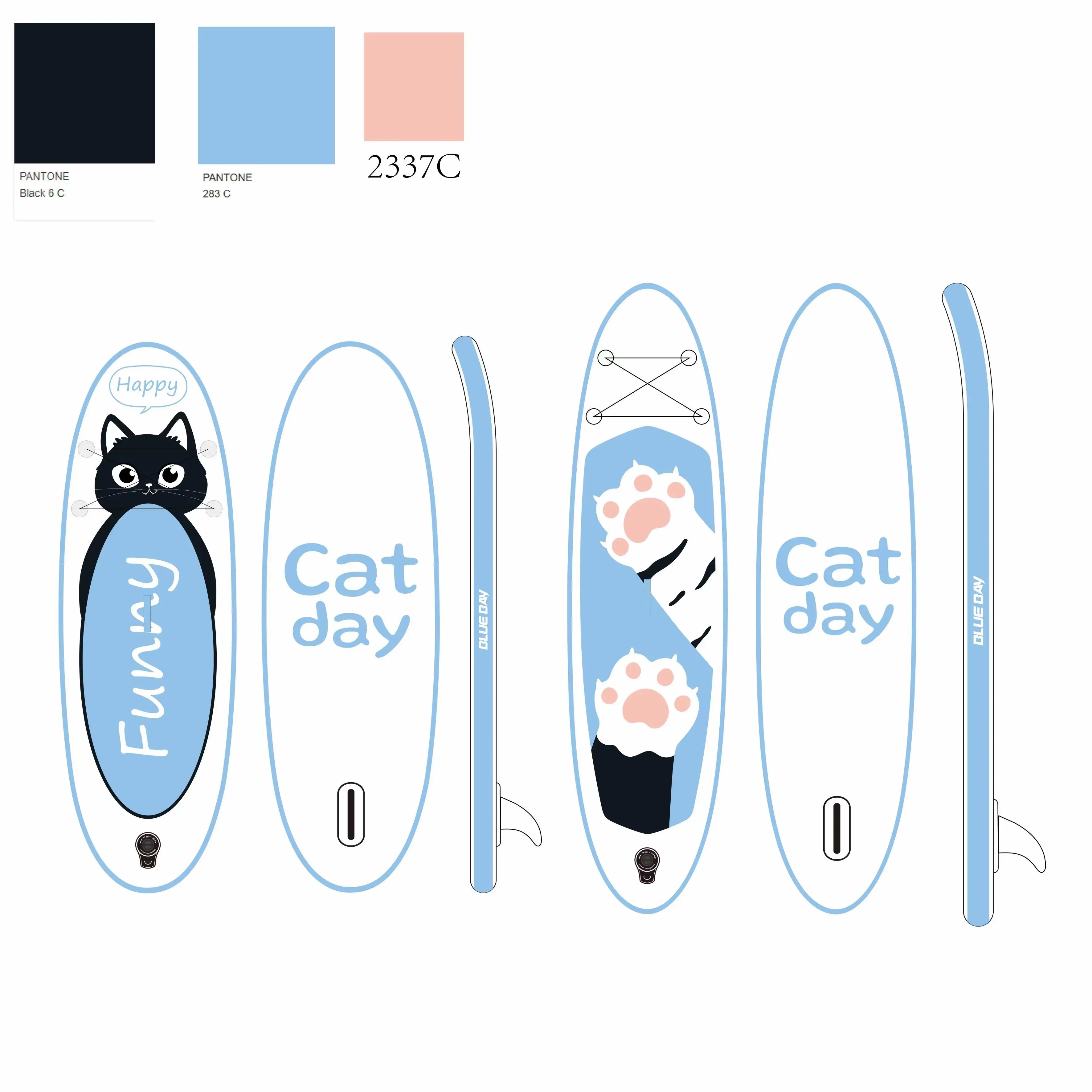 Новый красивый дизайн надувная доска для серфинга SUP Stand Up Paddle Board