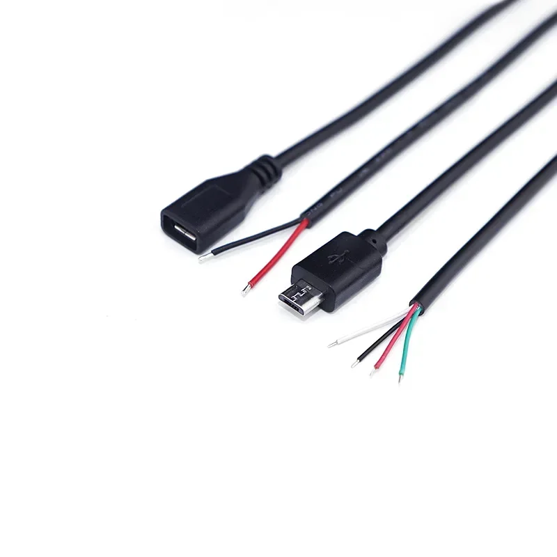 Фото Кабель-удлинитель с разъемом Micro USB 2,0 «папа», 4 контакта, 2 контакта, 4 провода №5