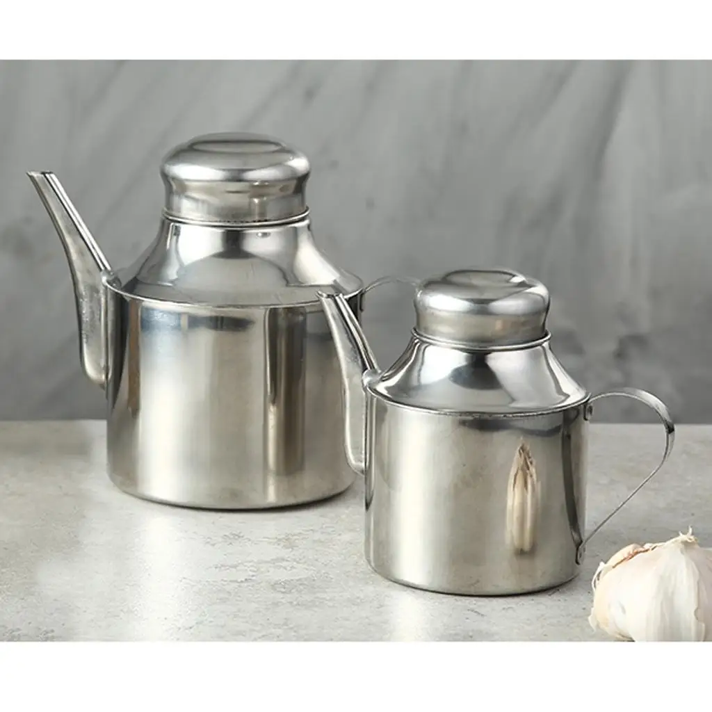 Бутылка для масла Диспенсер из нержавеющей стали Горшок 24 48 унций