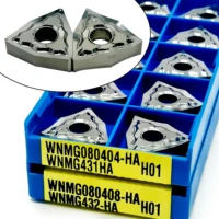 wnmg080404 wnmg080408 ha h01 premium carbide inserts wnmg 080404080408 external turning cnc lathe tool for aluminum