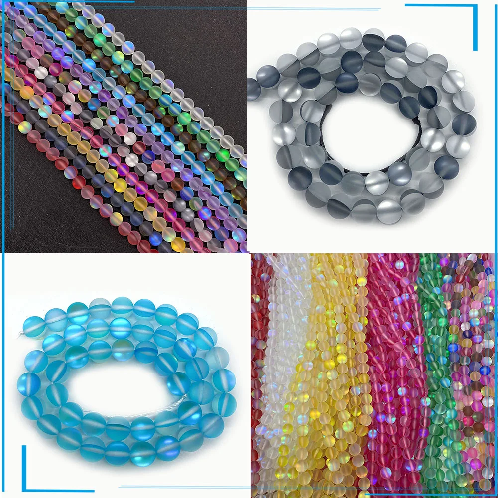 

Various Specifications Sparkling Stone Charm Loose Beads Natural Stone Round Crystal Agate Beads Jewelry Making DIY Bracelet