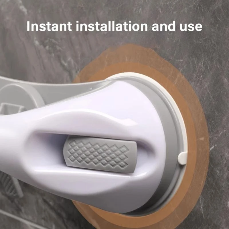 Фото Поручни для ванной комнаты на присоске Настенный поручень Съемные поручни для душа Защитные поручни для душа Легко установить №5