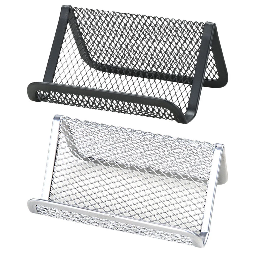 

Gift Card Iron Base Storage Rack Desktop Phone Holder Office Holder Desk Name