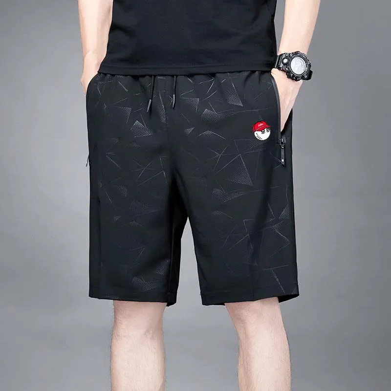 Men's Wear Thin Style Summer Sweatpants For Men Malbon Golf Loose Straight Pants Large Quick Dried Sweatpants Ice Silk