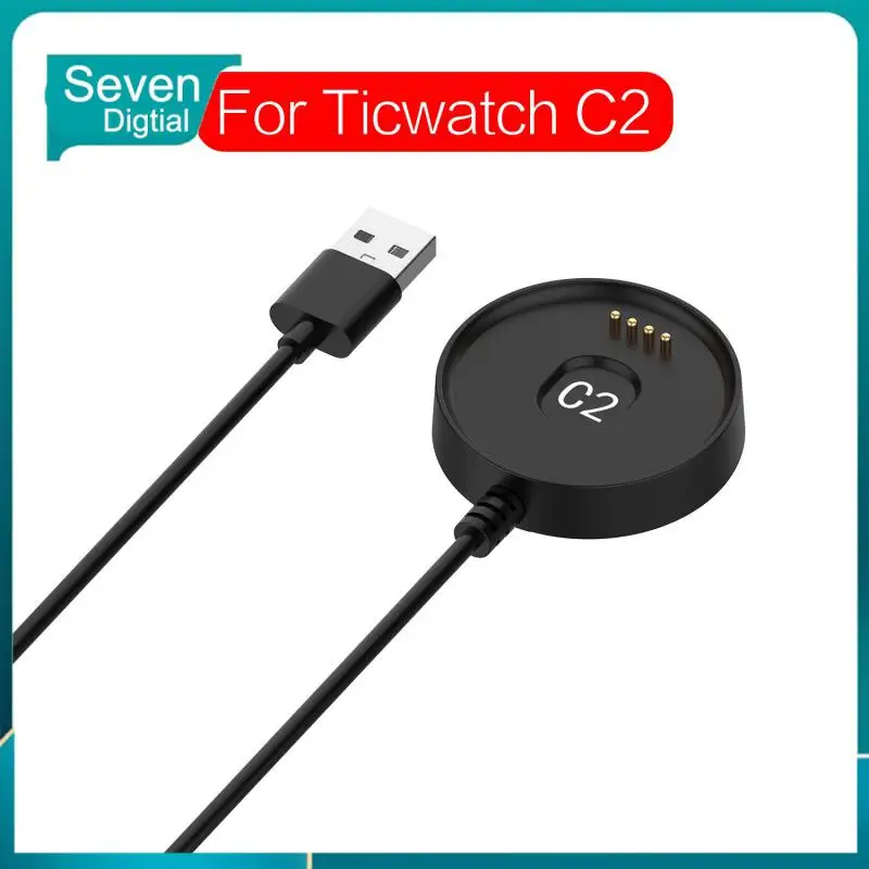 

For Mobvoi Ticwatch E2/s2 Charger Adapter Foldable Portable Cord Wire 1pc W/data Function Watch Charging Cable Magnetic Wireless