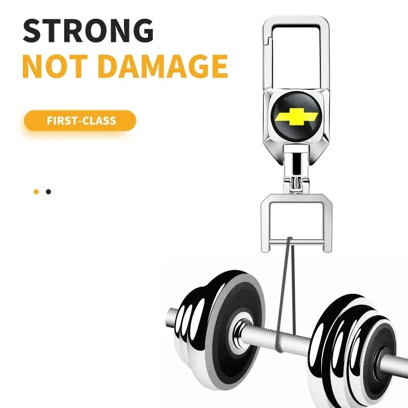 Ручной кожаный металлический автомобильный брелок для ключей Chevrolet Colorado Sonic Aveo