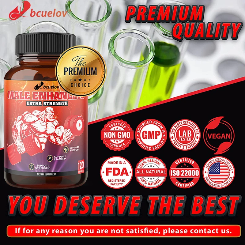 

Bcuelov Maca Root Capsules (with Black Maca)+Red Ginseng Extract for Reproductive Health and Natural Energy,Mood and Performance