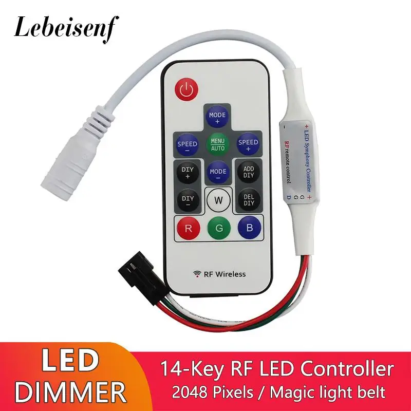LED WS2812B 5050 Цифровой адресный красный зелёный синий волшебный цвет световая панель