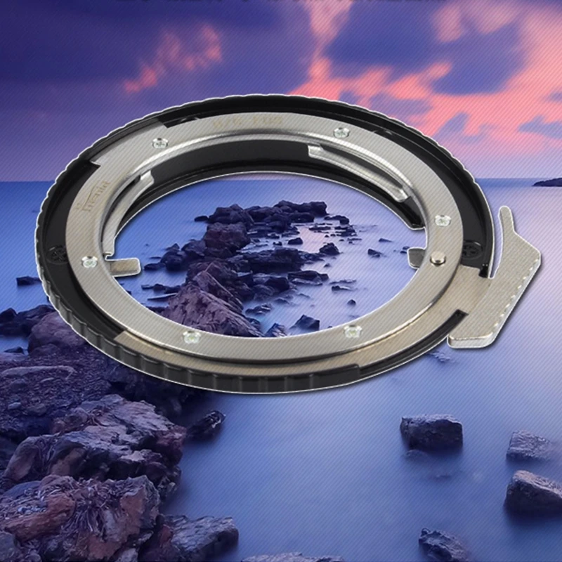 Адаптер для объектива с ручной фокусировкой из алюминиевого сплава, совместимый с камерами EF 5D 7D 650D 600D DSLR 3XUE.