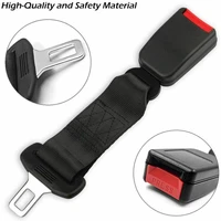 universal car seat belt extender safety seatbelt long lasting black seatbelt extender car auto d type with safety buckle
