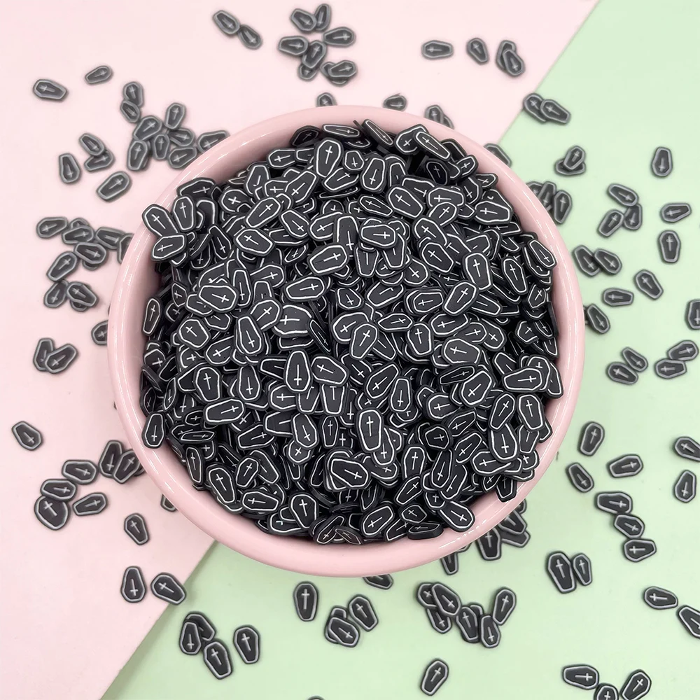 

50 г/лот, 5 мм, надгробие, полимерные ломтики, полимерные Ломтики для изготовления поделок, аксессуары для наполнения слаймом «сделай сам», ук...