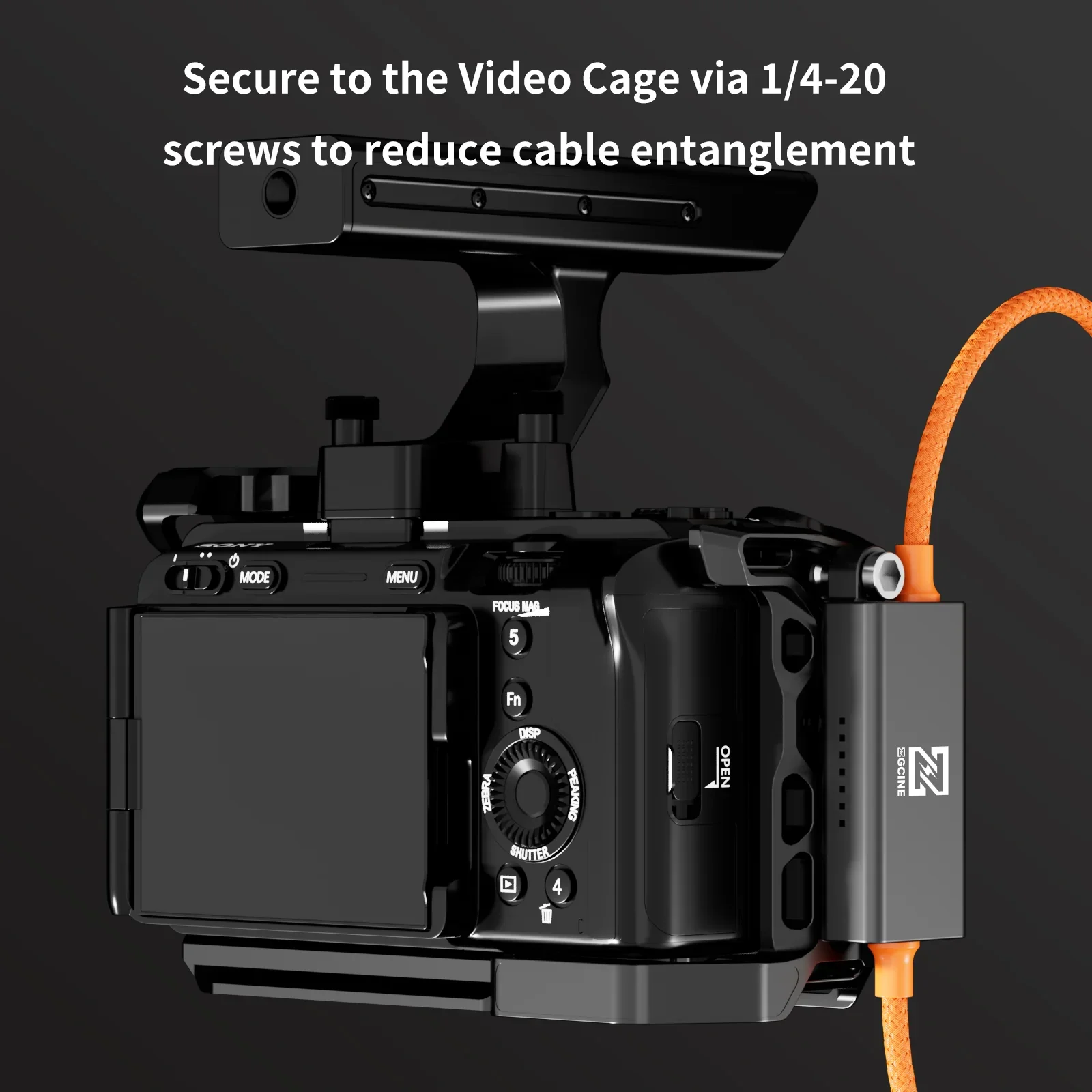 Фото Кабель ZGCINE, 20-дюймовый DT-PD D-Tap к USB-C PD, 2-стороннее зарядное устройство с V-образным креплением, кабель питания для аккумулятора с V-образным креплением, беззеркальных камер, телефонов №2
