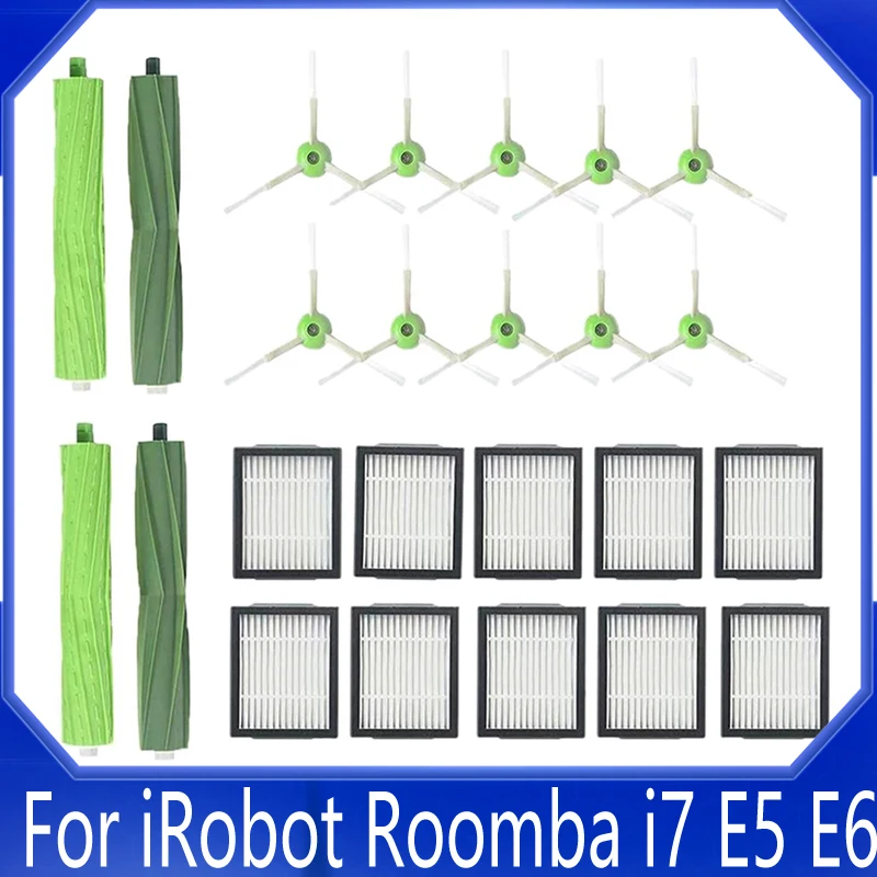 

Main Brush Replacement Kit For Irobot Roomba I Series I7 I7+ I3 I4 I8 E5 E6 J7 J7+ Plus Robotics Vacuum Cleaner Accessories