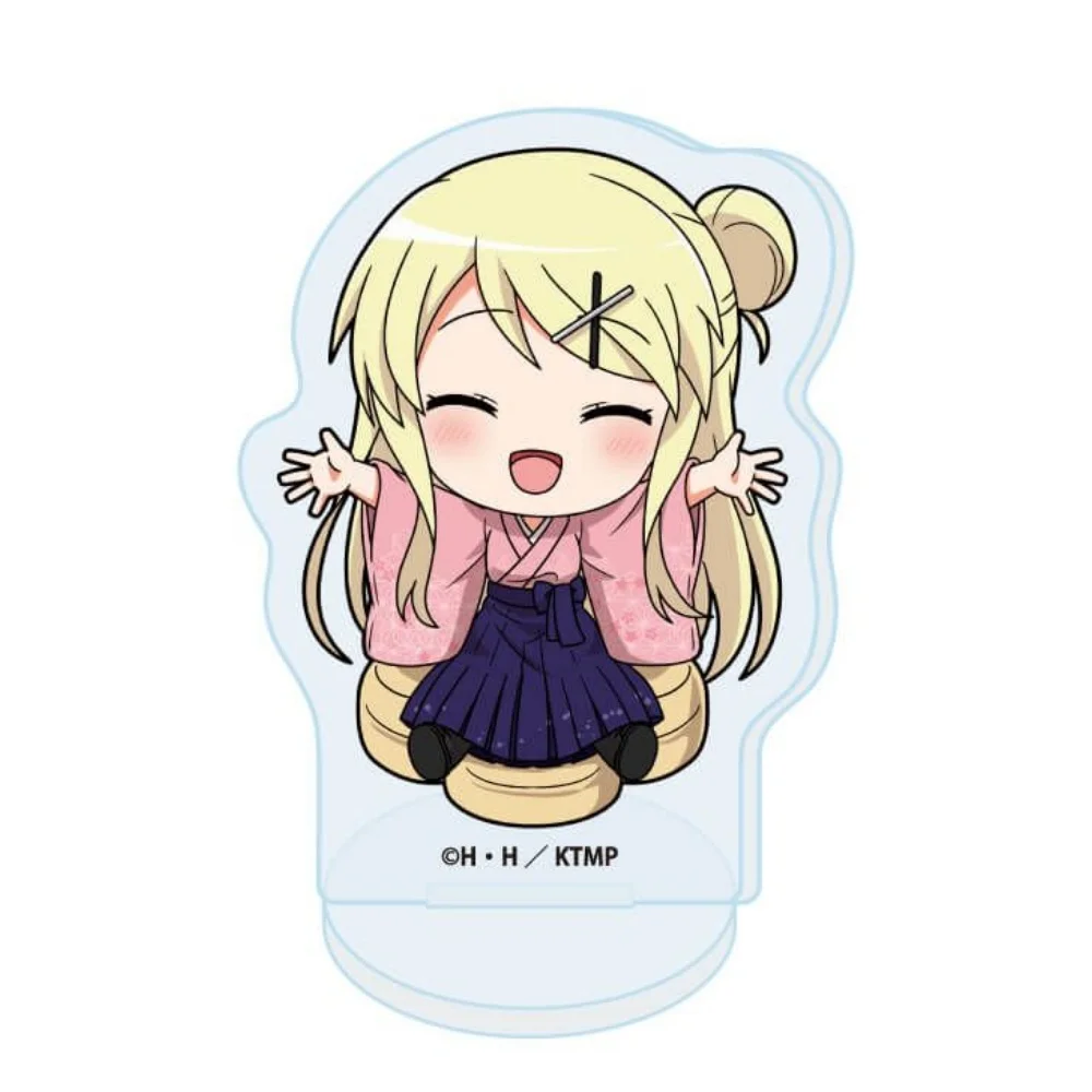 Фото Аниме-фигурка Kin-iro Mosaic: Новинка! Акриловая подставка HD 10 см с Шинобу, Алисой, Карен. Декор для рабочего стола, карнавальный подарок, коллекционный брелок. №5