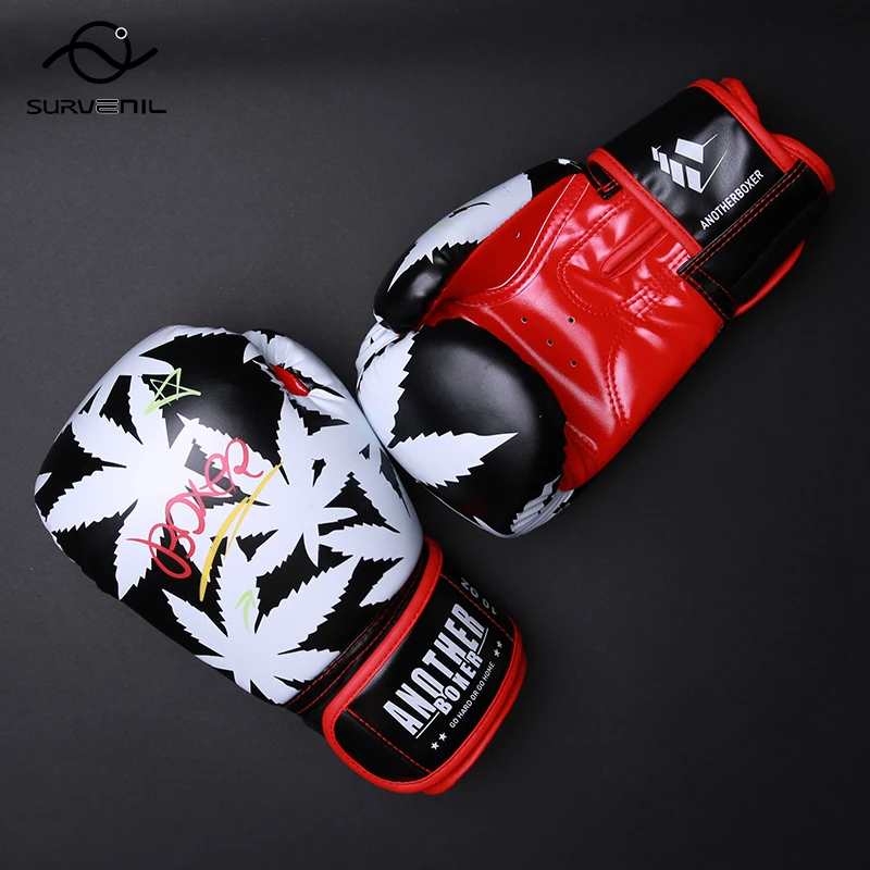 

Boxing Gloves PU Leather Muay Thai Glove Sanda Fighting Sparring Punching MMA Kickboxing Gloves Men Women Kids Guantes De Boxeo