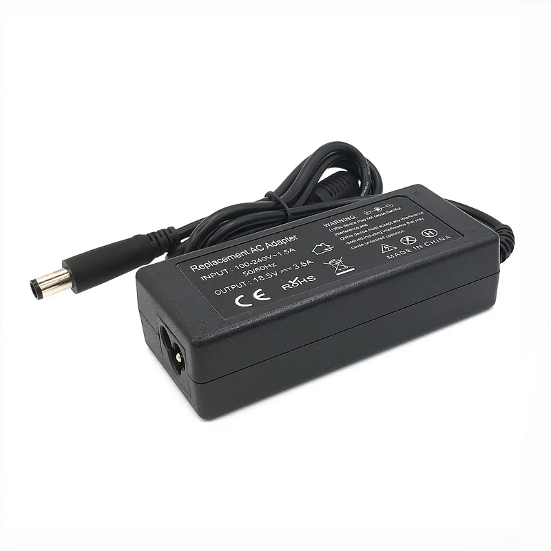 Зарядное устройство для ноутбука HP Pavilion G56 G61 G62 G70 G71 G72, 7,4 В, 5,0 А, 65 Вт, * мм