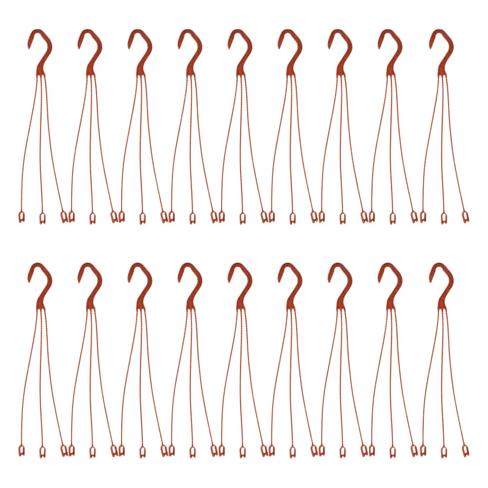 

30pcs Hanging Plant Hooks Flower Basket Hangers Balcony Plant Pot Hangers