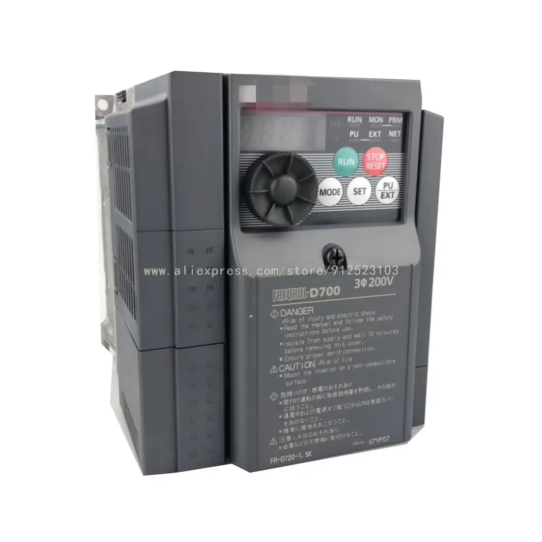 

NEW&ORIGINAL Mitsubish Inverter FR-D740-1.5K-CHT 0.4K 0.75K 2.2K 3.7K 5.5K 7.5K FR-D740 Series, 3-Phase 380V 50HZ