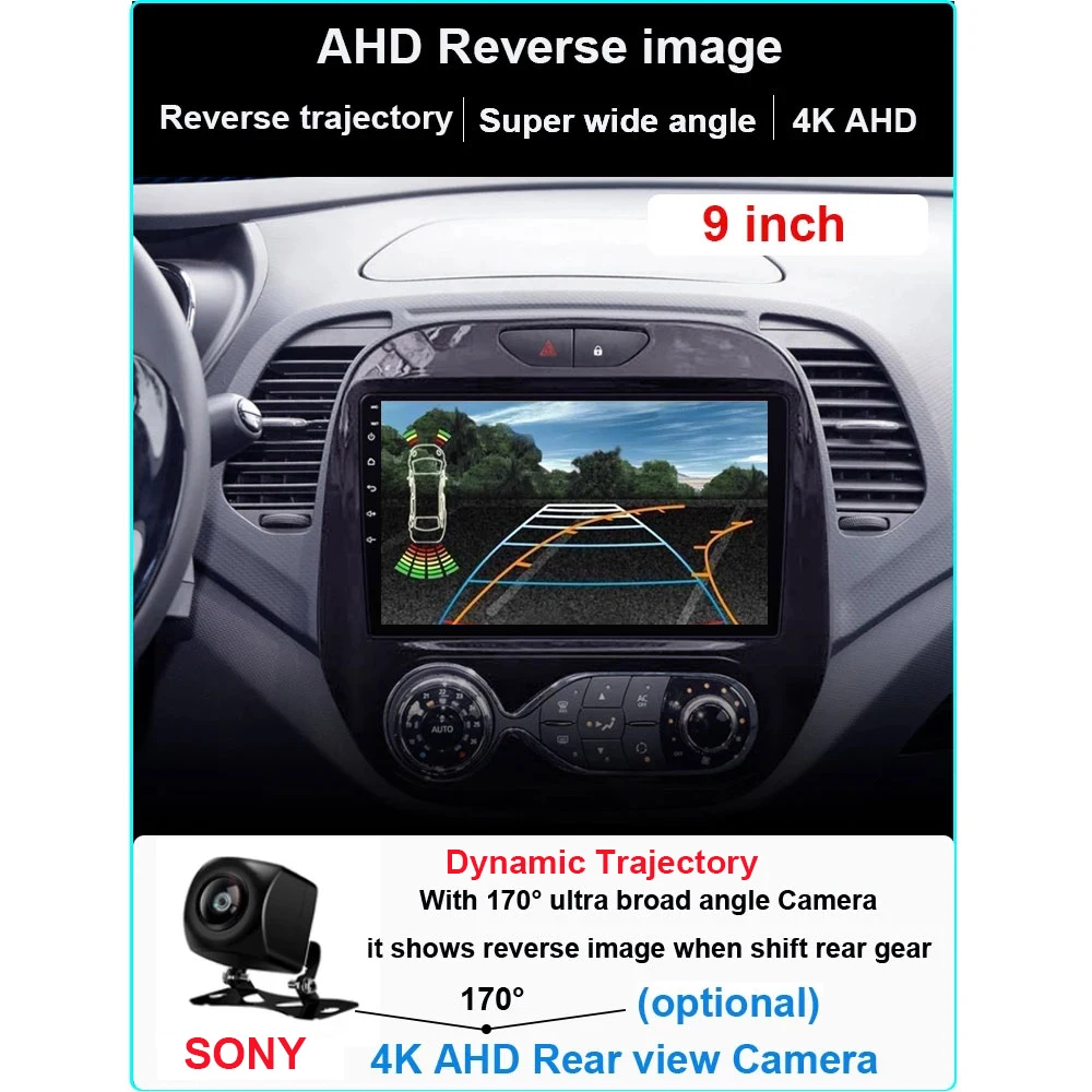9Inch Android RDS Car Radio GPS Navigation For Renault Kaptur Captur 2016-2022 Multimedia Player Stereo 2Din DSP Carplay 4G Wifi |