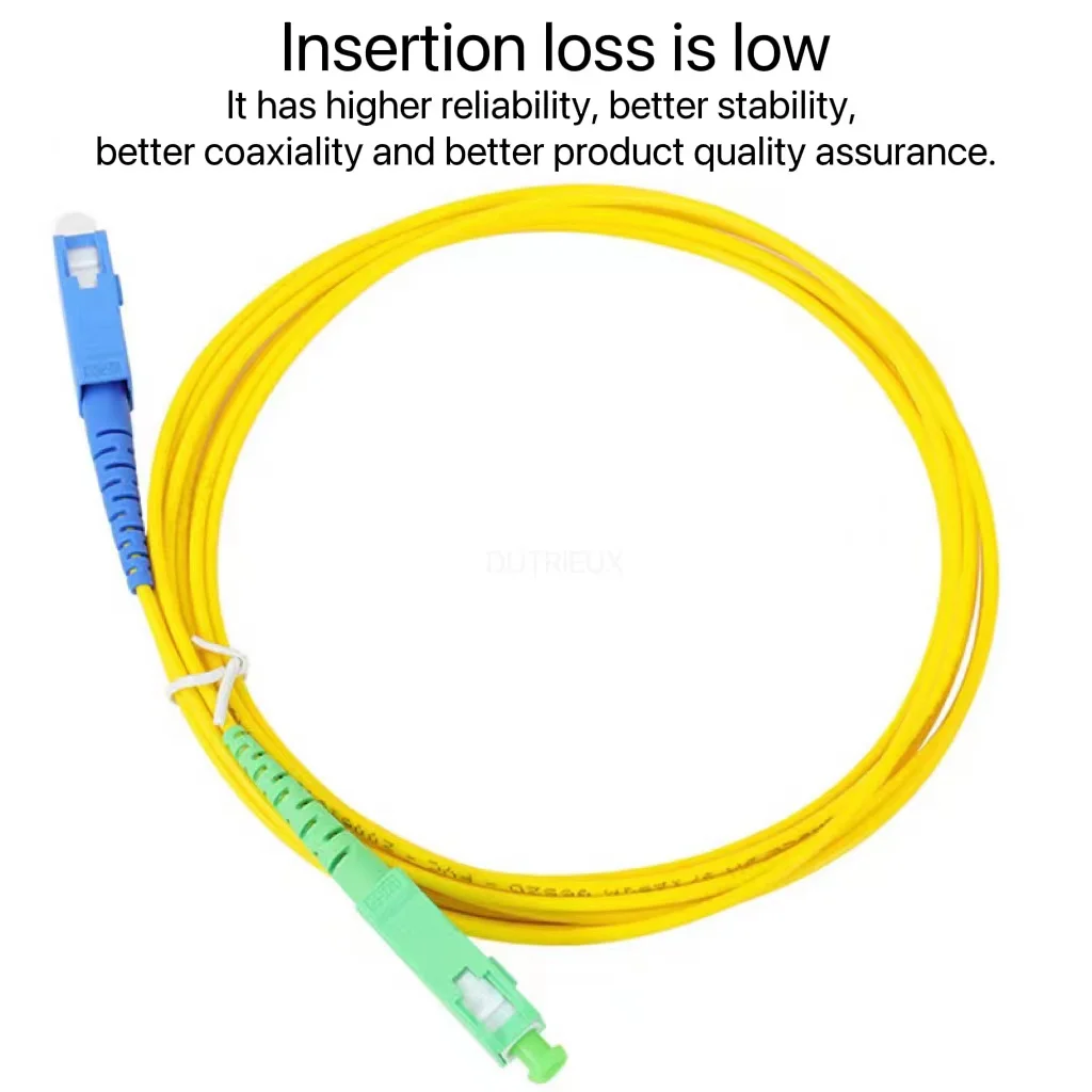 SC/UPC Singlemode Fiber Optic Patch Cable SC APC-UPC SM 2.0 mm 9/125um FTTH Fiber Patch Cord Optical Fiber Jumper 3m 10m 30m